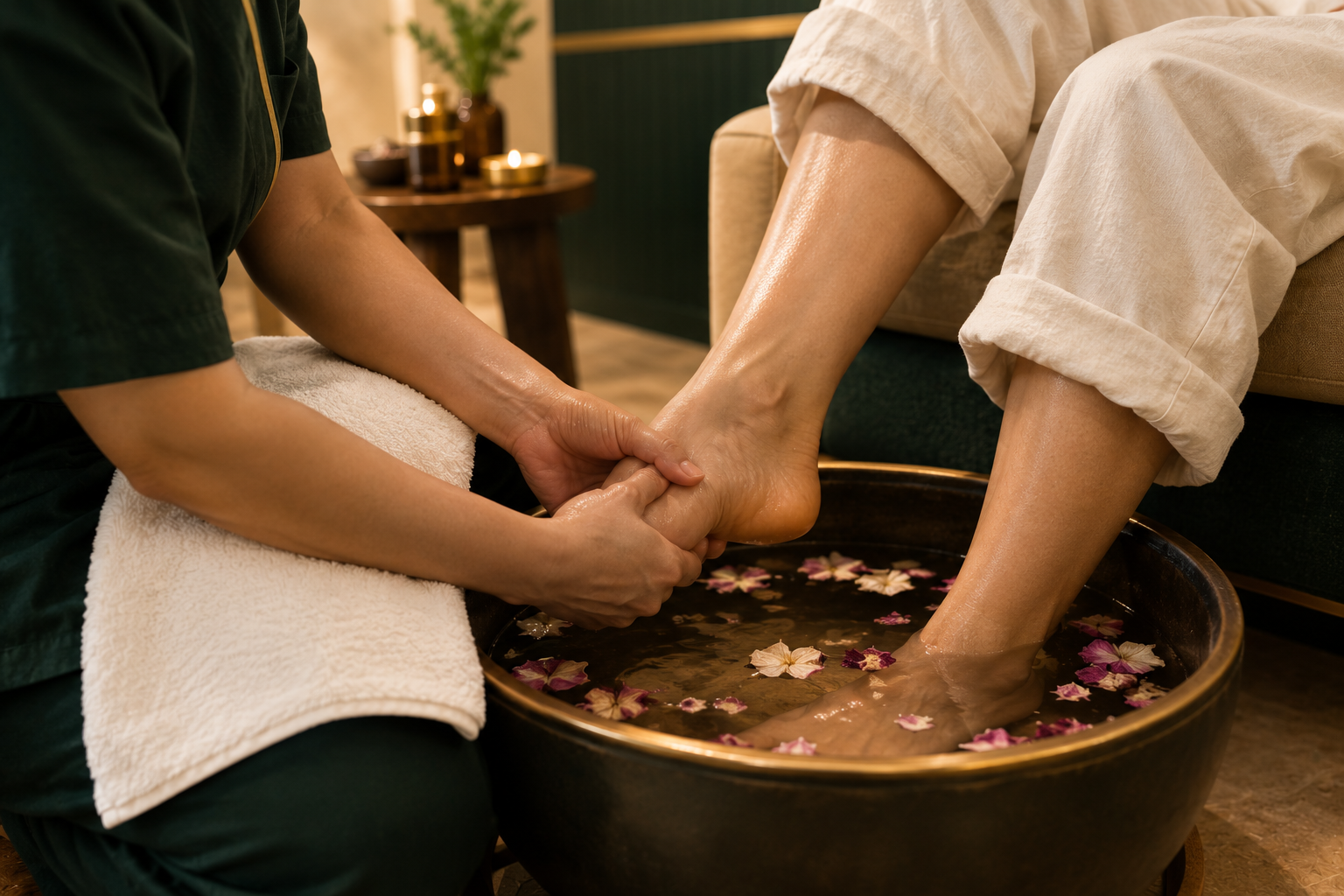Warm Foot Massage Ritual